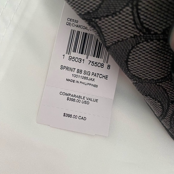 Coach Sprint Belt Bag In Signature Jacquard With Ski Patches - Picture 7 of 8